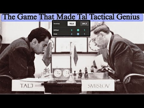Mikhail Tal’s Attack Leaves Smyslov Defenseless 