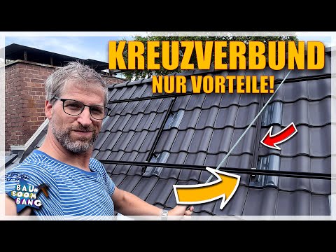 Montage im Kreuzverbund für deine PV Anlage! Nur Vorteile bis auf die Kosten und die Arbeit!