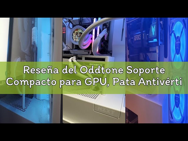 Vídeo relacionado con Oddtone Soporte para GPU, Pata Ajustable Antivértice con Imán y Base Antideslizante (L, 74-120mm)