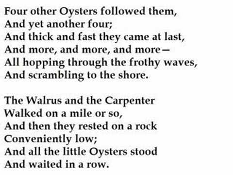 "The Walrus and the Carpenter" by Lewis Carroll (read by Tom O'Bedlam)