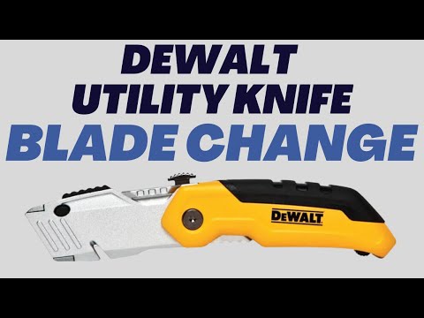 DeWalt Retractable Utility Knife Blade Change