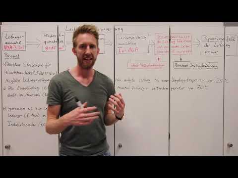 4.6.5 Leitungsquerschnitt auswählen unter idealen Velegebedingungen