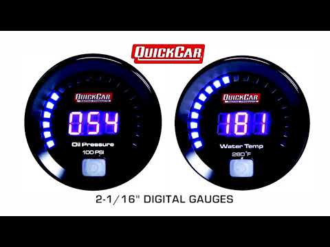 Quickcar 2-1/16" Digital Gauges