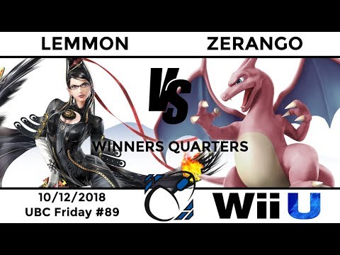 UBC Friday #89: WR3 - Lemmon (Bayonetta, Cloud) vs Zerango (Charizard)