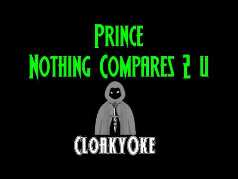 Prince - Nothing Compares 2 U (karaoke)