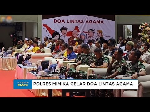 POLRES MIMIKA GELAR DOA BERSAMA LINTAS AGAMA PASCA PILKADA