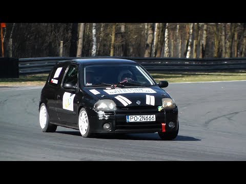 Justyna Krzymicka, Renault Clio Sport | Just4fit - IV SuperOES Tor Poznań - 07.04.2018