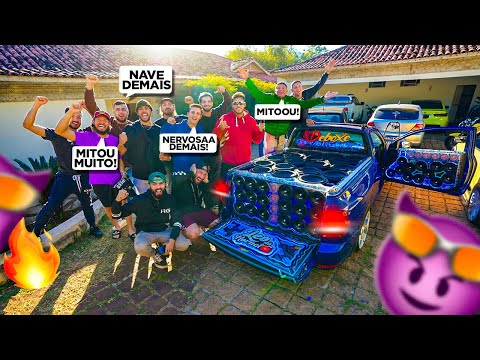 REAÇÃO DOS MEUS AMIGOS AO VER MINHA SAVEIRO MANDELAO !!! 😱🔥🔉