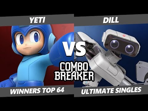 CB 2019 SSBU - Ho3K | Dill (ROB) Vs. dB | yeti (Mega Man) Smash Ultimate Tournament Winners Top 64