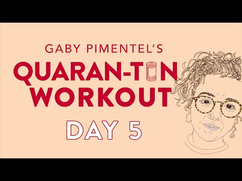 *DAY 5* QUARAN-TIN EXERCISE PLAN | ELDERLY ISOLATION HOME WORKOUT | CORONAVIRUS QUARANTINE