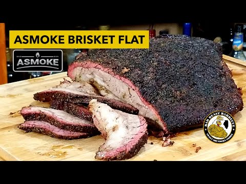 10 Pound Brisket Flat on the Asmoke Portable Pellet...