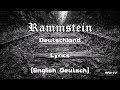 Rammstein Deutschland Lyrics English Deutsch