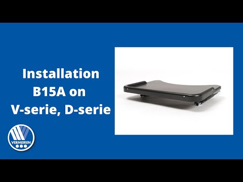 How to instal B15A table on V-Serie and D-Serie? - VERMEIREN