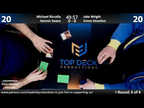 Modern w/ Commentary 2/15/18: Michael Riccella (Seismic Swans) vs. Jake Wright (Green Devotion)
