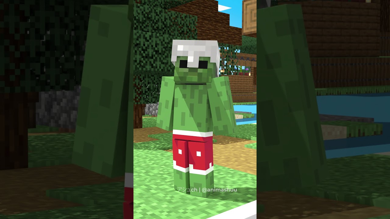 He Jumped at the Worst Moment 💀 #shorts #minecraft