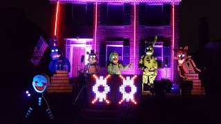 "BEST" Halloween Light Show: A Return to Freddy Fazbears "Mr. Roboto" by Styx