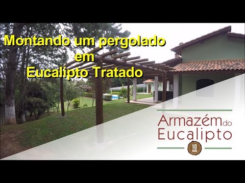 Pergolado de Eucalipto: Sombreamento e Design para sua Garagem