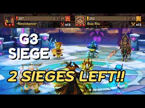 G3 SIEGE : Resistance / Búa Rìu - Oh, My Stars! We Up Against SeanB's Guild! - Summoners War