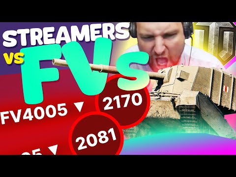 Streamers vs FV4005 / FV215b (183) Compilation Ep. 06 - World of Tanks Funny Moments
