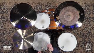 Video thumbnail for Meinl 17" Byzance Brilliant Thin Crash Cymbal 1166g (B17TC-B-1041121G) by Memphis Drum Shop