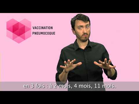 Vaccination pneumocoque - Langue des signes
