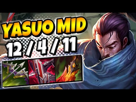 Yasuo vs Sylas [ MID ] Lol Ranked Korea Patch 12.1 ✅