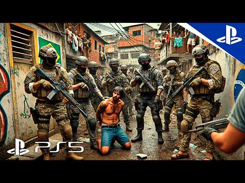 INVASÃO NAS FAVELAS DO RIO! | COD MW2 Remastered | Gameplay Imersiva - PARTE 4 (4K 60FPS PS5)
