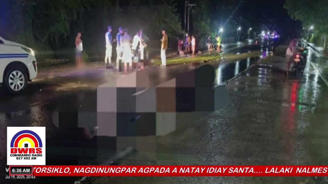 DUA A NAGMANEHO TI MOTORSIKLO, NAGDINUNGPAR AGPADA A NATAY IDIAY SANTA...