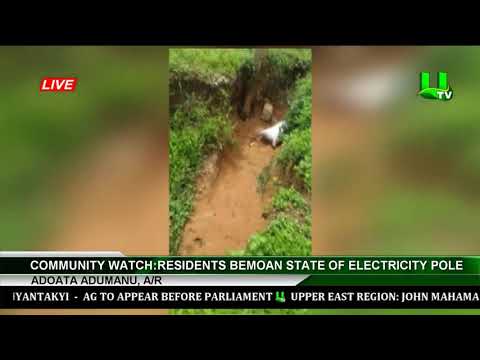 Adoata Adumanu: Residents Bemoan State Of Electricity Pole