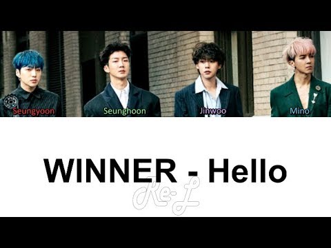 WINNER - Hello (여보세요) (Color Coded Lyrics ENGLISH/ROM/HAN)