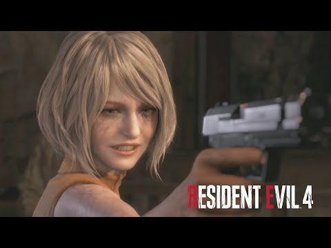 Ashley Almost Kills Leon - Resident Evil 4 Remake
