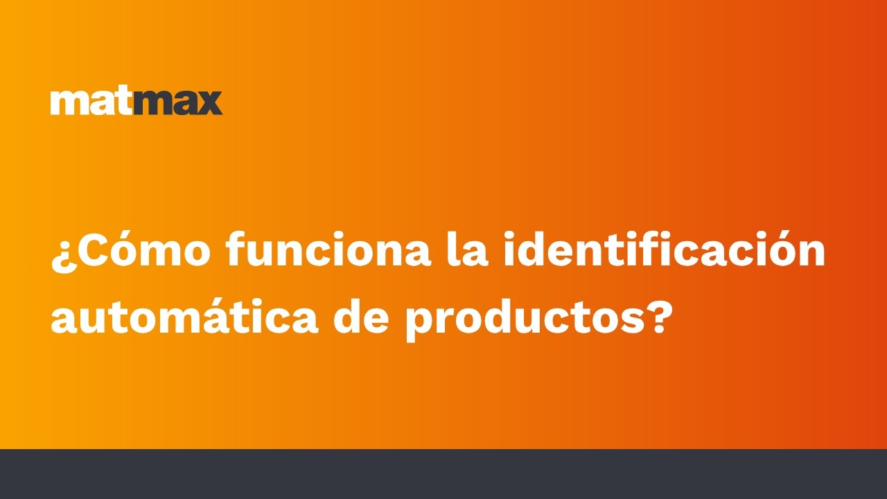 Cómo funciona la identificación automática de productos