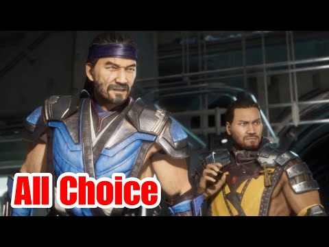 Mortal Kombat 11 - Both Scorpion and Sub-zero Choices / Chapter 4. Fire and Ice (All Choice)
