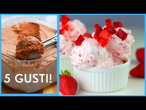 GELATO FATTO IN CASA: 5 Ricette facili e veloci!