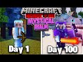 I Survived 100 Days in a MYSTICAL REALM in Hardcore Minecraft... Here's What Happened