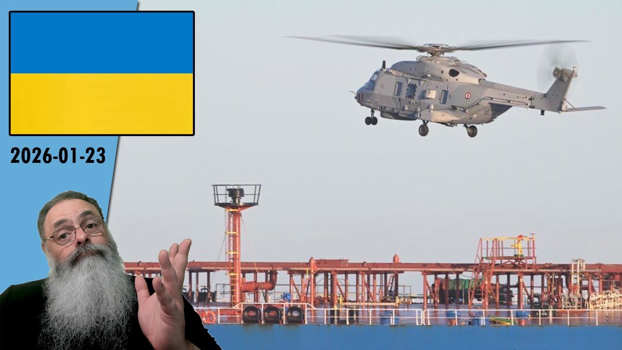 #Ucrânia 2026-01-23: FRANÇA confisca PETROLEIRO RUSSO e TRUMP força ENCONTRO TRILATERAL em ABU DHABI