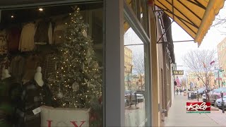 Getting into the holiday spirit in downtown Sioux Falls