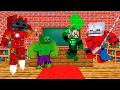 EPIC SUPERHERO BREWING CHALLENGE - Minecraft Animation