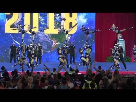 The California All Stars Las Vegas Aces Intl. Open Small Coed L5 US Worlds Trials at USASF 2018