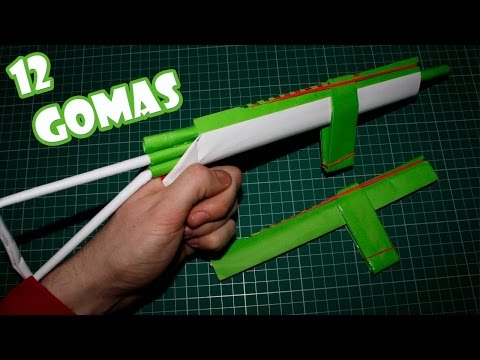 How to make a paper machine gun that shoots 12 Gums