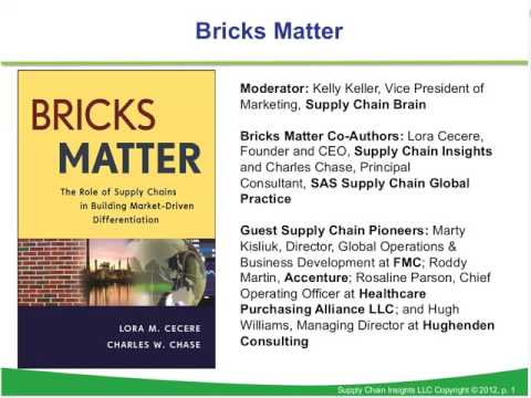 Bricks Matter - Meet the Supply Chain Pioneers 10 JAN 2013