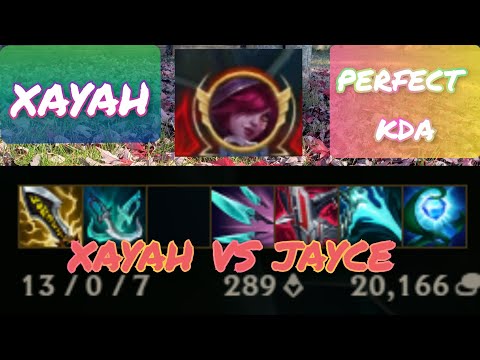 xayah vs jayce perfect kda