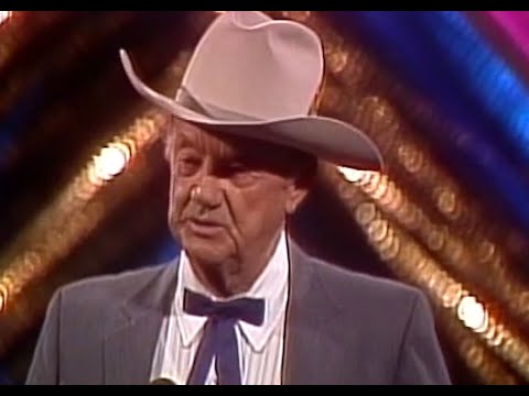 Wilf Carter Inducted into the Canadian Music Hall of Fame at The 1985 JUNO Awards