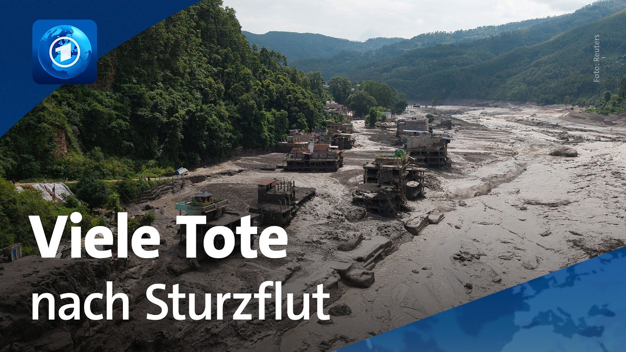 Tote und Vermisste nach Sturzflut in Nepal | 🌍 tagesschau24 Top-Thema, 26.8.2026
