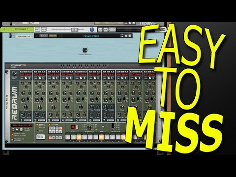1 knob Drummer | Reason 13 Combinator 2