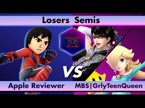 Center Stage #7 - Apple Reviewer (Brawler) vs MBS GrlyTeenQueen (Bayonetta/Rosalina) -Smash Ultimate
