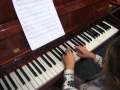 Песенка крокодила Гены на пианино Лиза 6 лет 