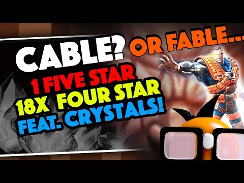 CABLE Crystal Opening: 1 Five Star and 18 4 Star Featured Crystals