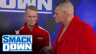Gunther uses a painful chop to motivate Ludwig Kaiser: SmackDown, July 15, 2022 video