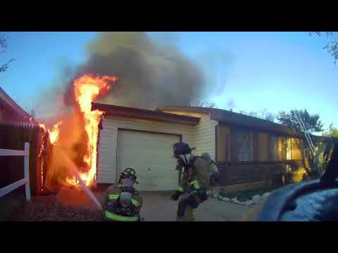 Attic Fire Knockdown - YouTube